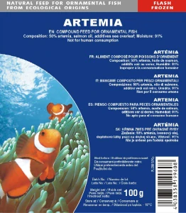 Artémia mrazená 100g blister